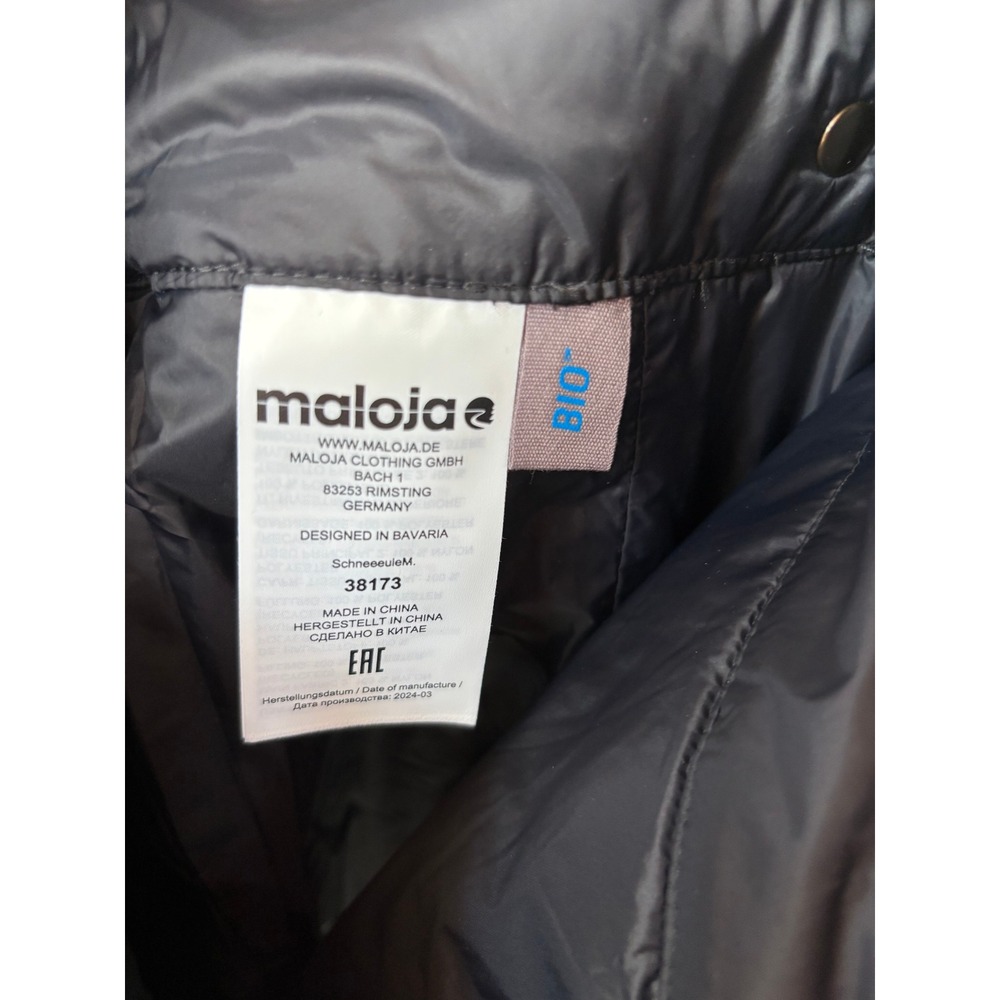 Maloja SchneeuleM Infrared Puffer Skirt Deep Black Flora Primaloft Insulated M - Picture 5 of 12